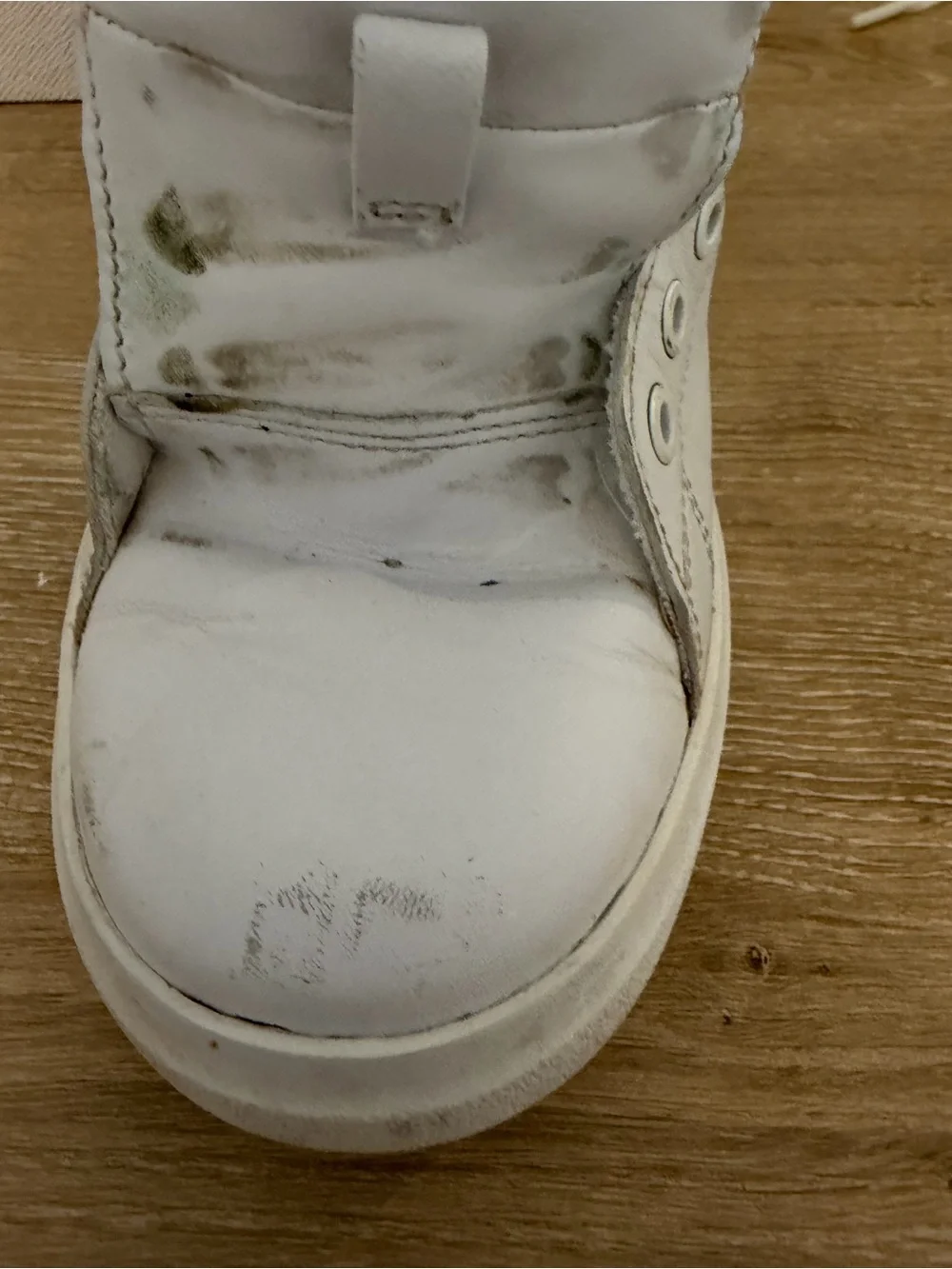 Tory Burch White Leather Low-Top Sneakers with Gold Logo